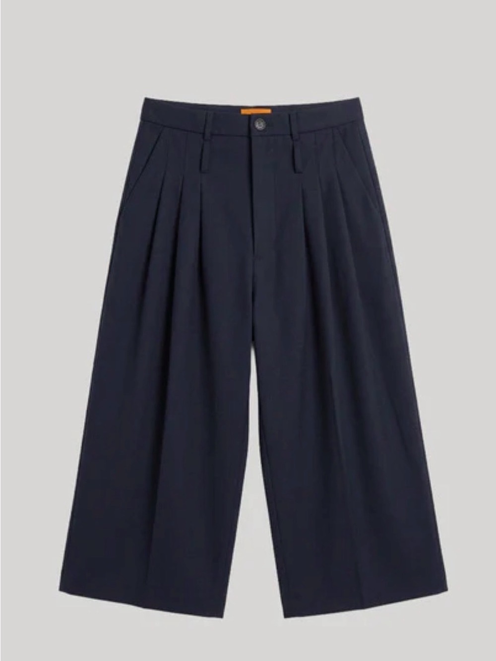 Jamie Haller Gaucho Pleat Navy Size 6
